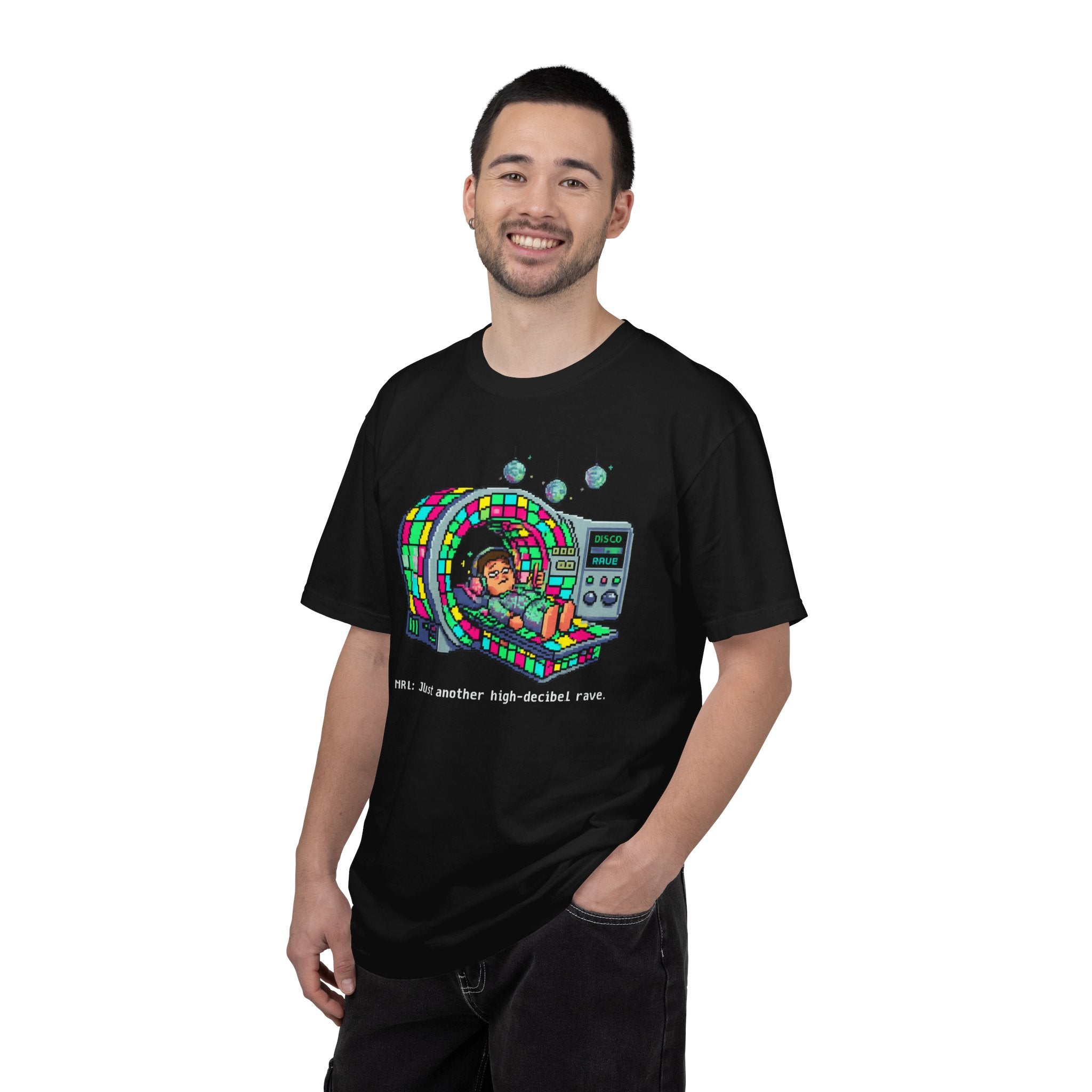 "MRI High Decibel Rave" Unisex Garment-Dyed T-shirt