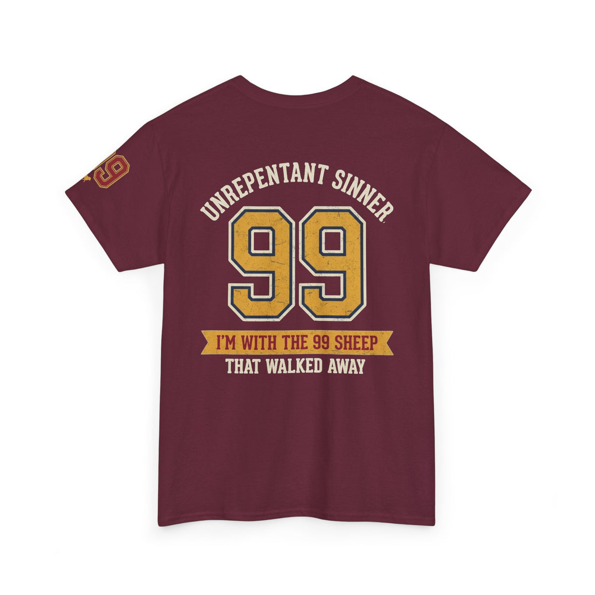 "Good Book Series 99 Unrepentant Sinner" Premium Graphic Tee