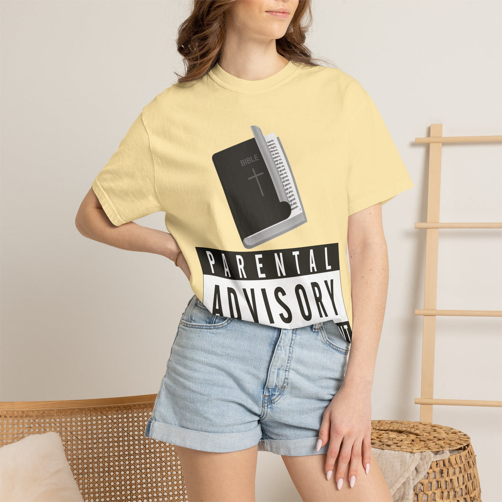 "Rated R for Religious" Unisex Garment-Dyed T-shirt