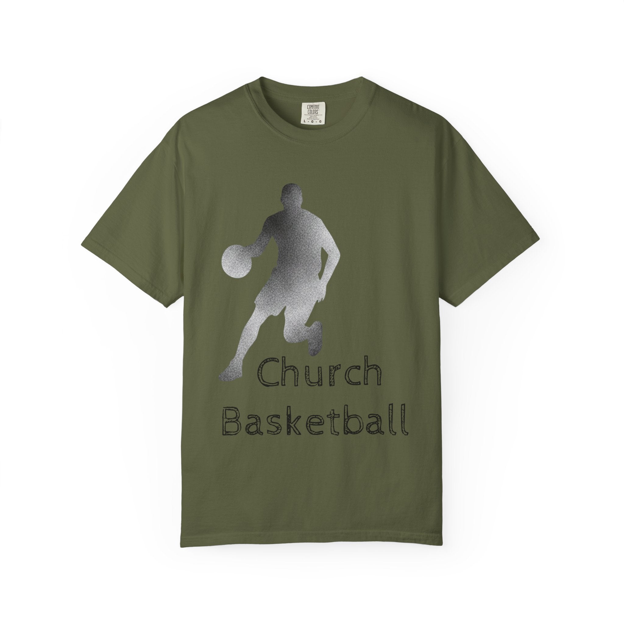 "Church Basketball: High Court" Unisex Garment-Dyed T-shirt