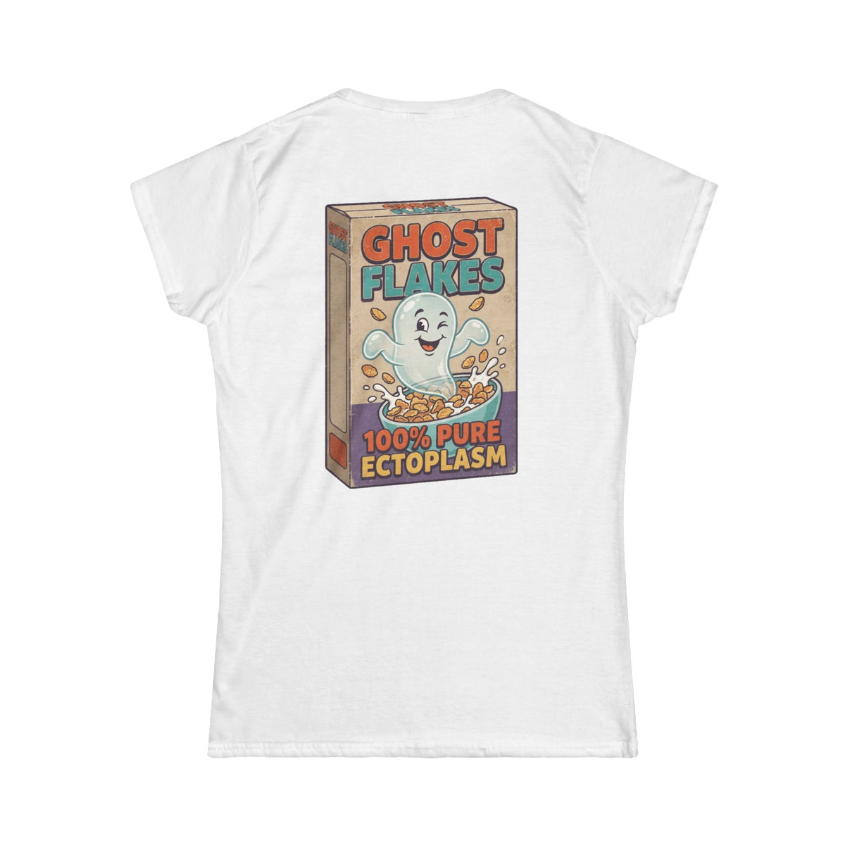 Color: White | Ghost Flakes Women's Tee