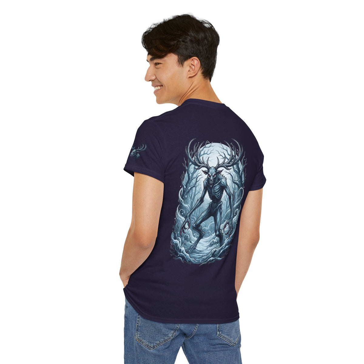 Color: Blackberry | Wendigo (Algonquian Folklore) Premium Graphic Tee