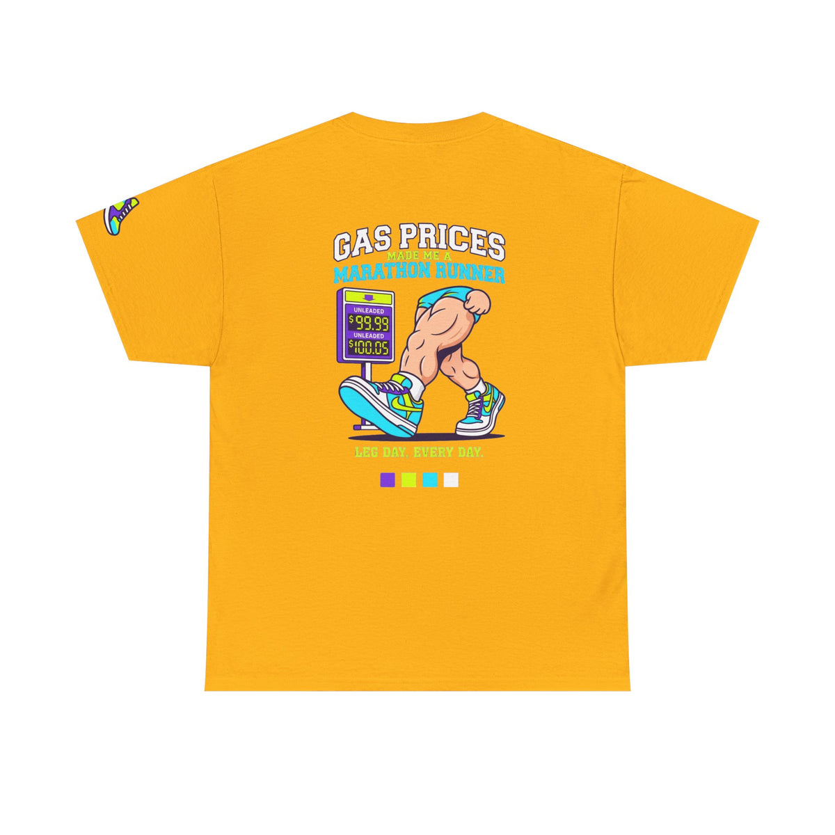 Color: Gold | Gas Prices Made Me a Marathon Runner Premium Graphic Tee