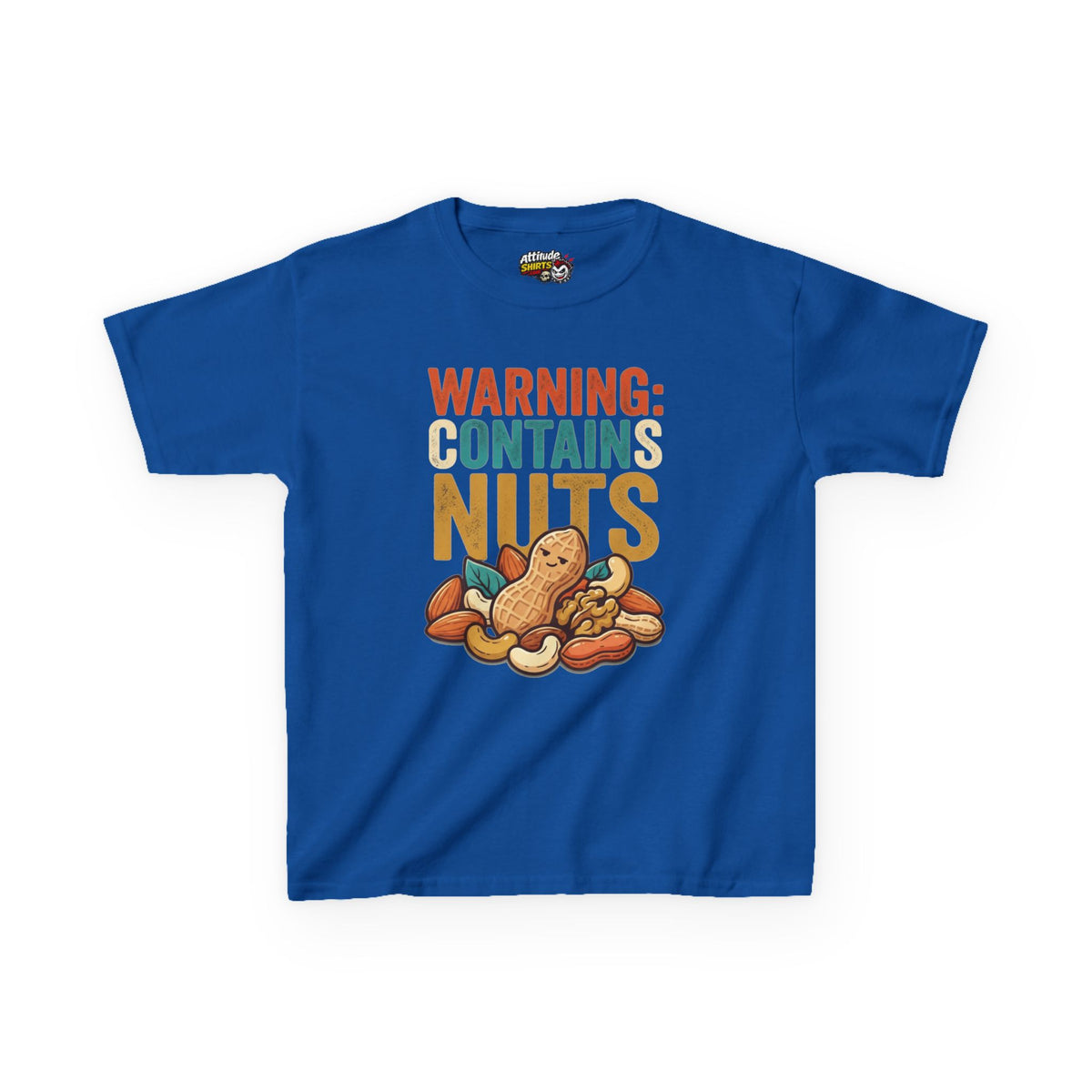 "Warning Contains Nuts" Kids Tee