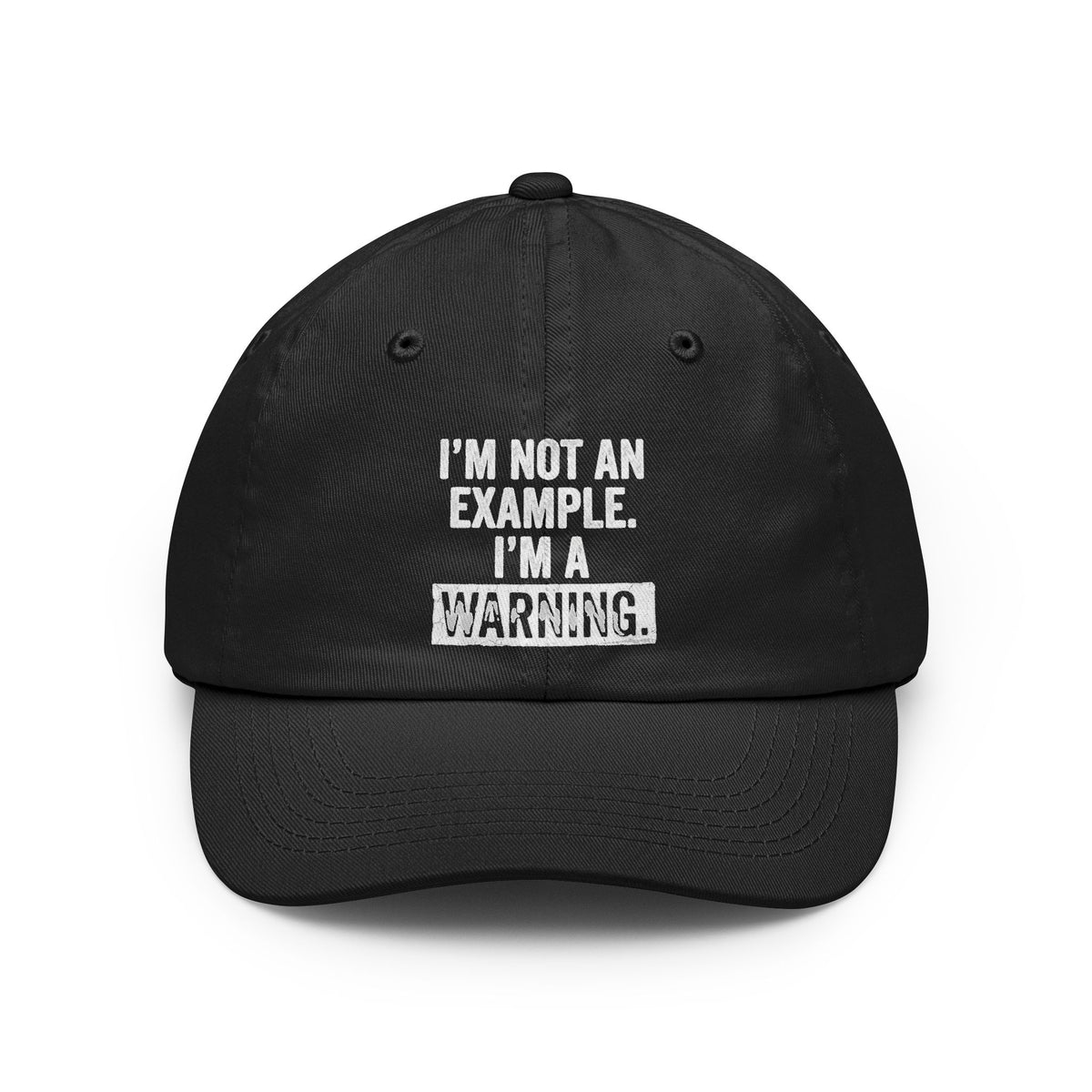 Color: Black | I'm Not An Example Dad Hat