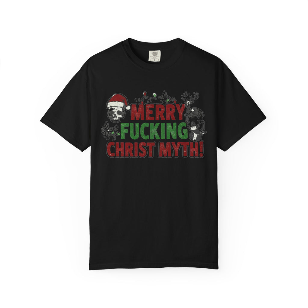 "MF Christ Myth" Unisex Garment-Dyed T-shirt