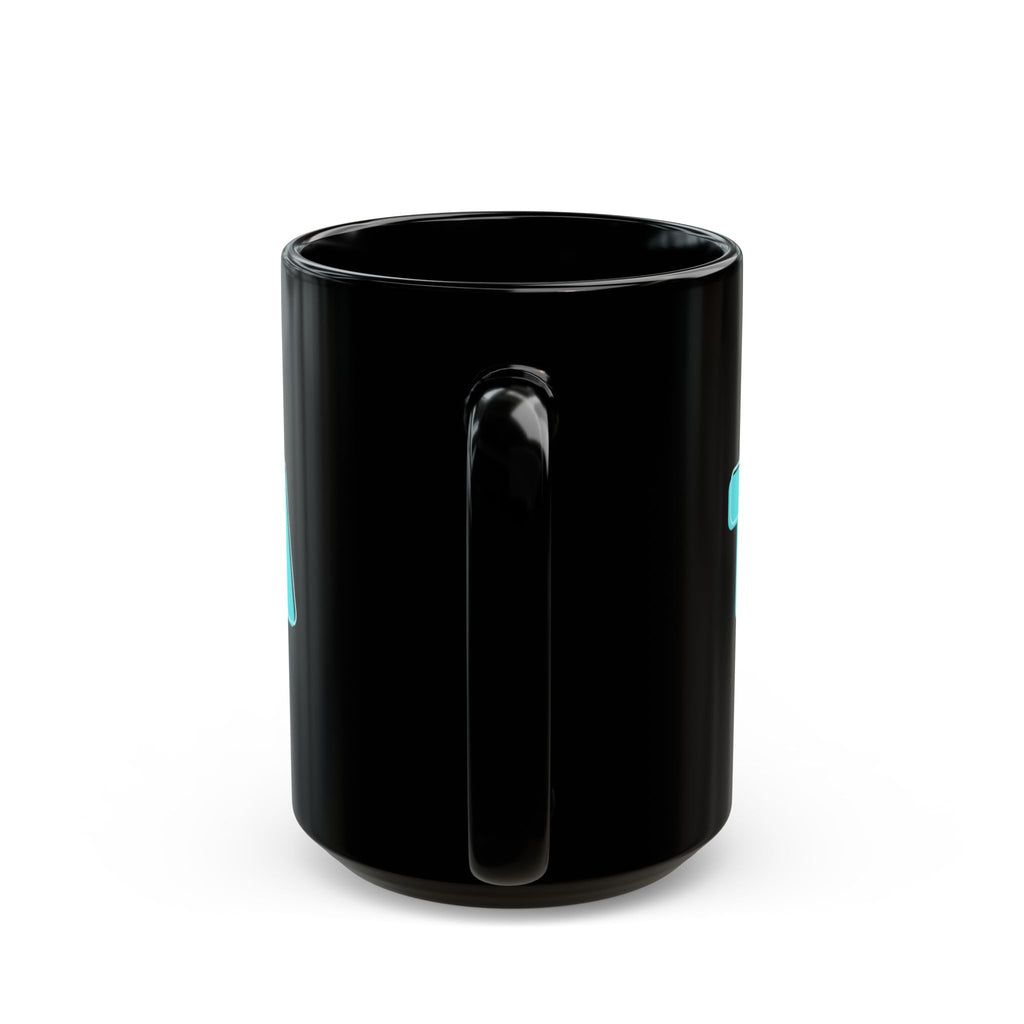 "Tequila Makes You Take Your Clothes Off" Black Ceramic Mug — Graphic