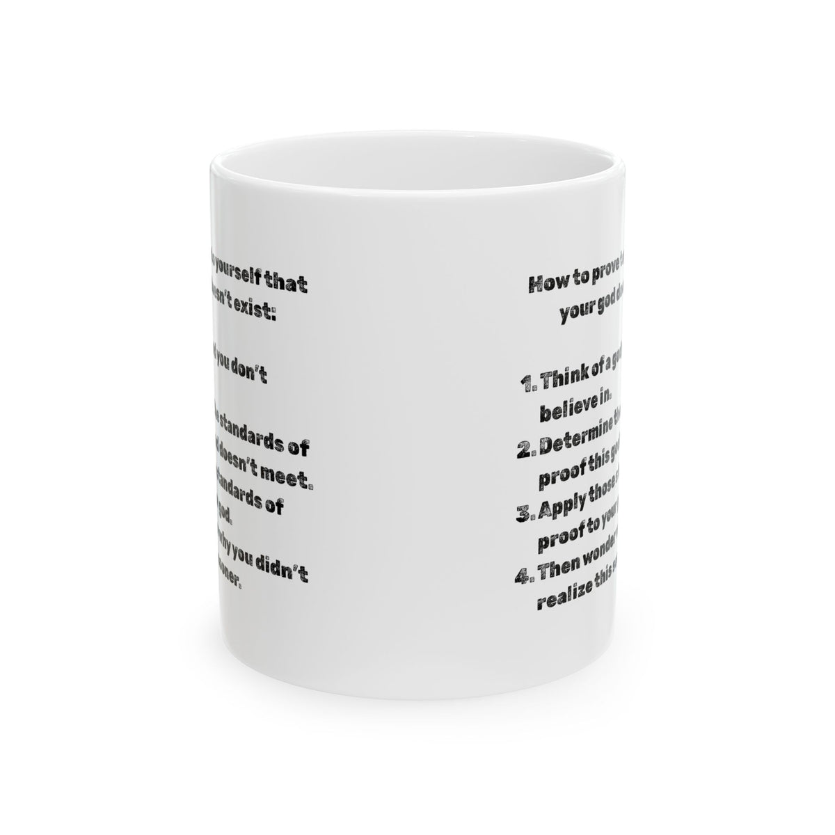 "Good proof" White Ceramic Mug