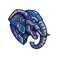 "Cyber Elephant" Sticker