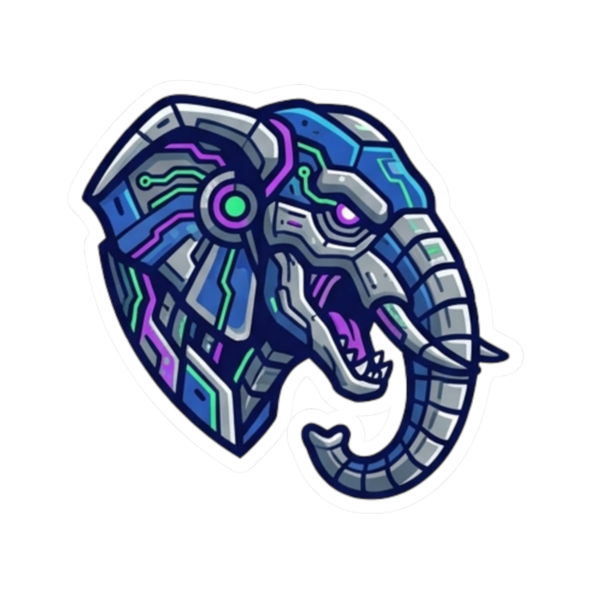 "Cyber Elephant" Sticker