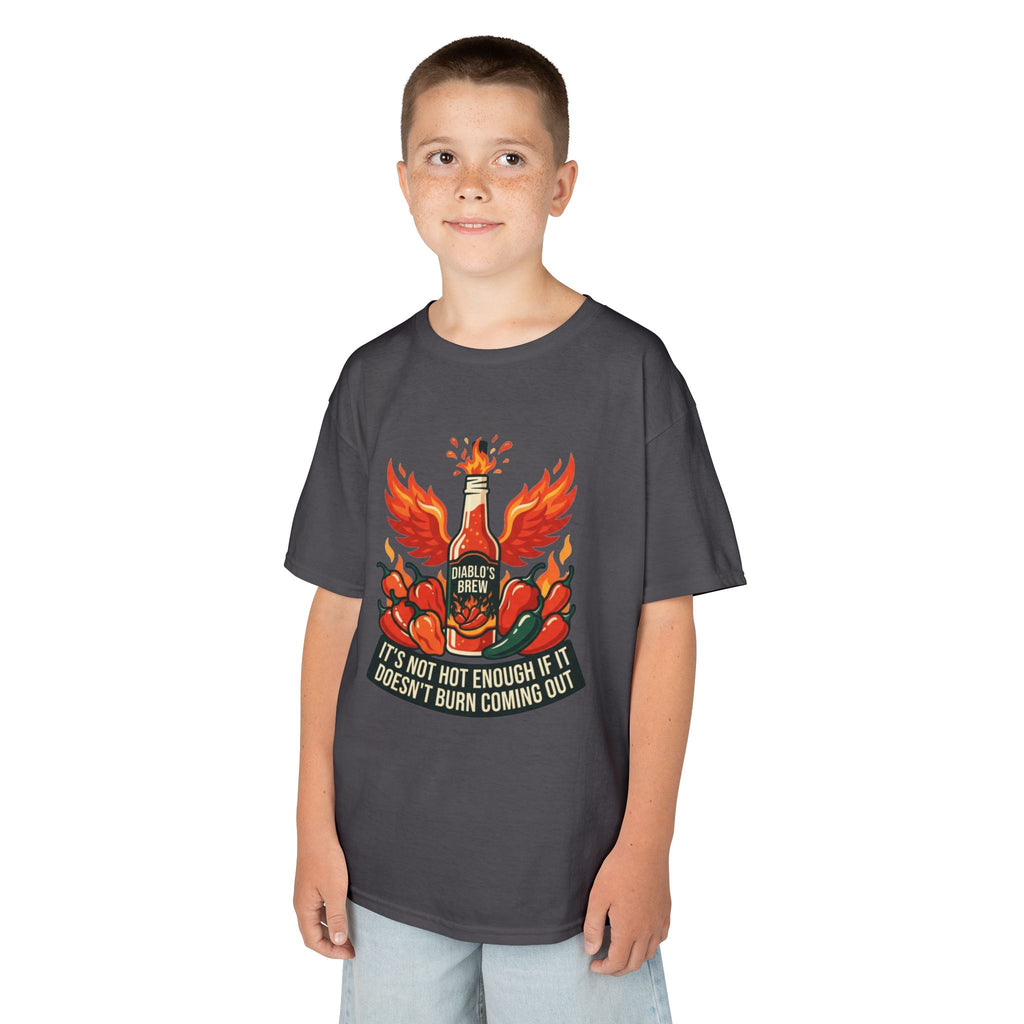"Burns Coming Out" Kids Tee