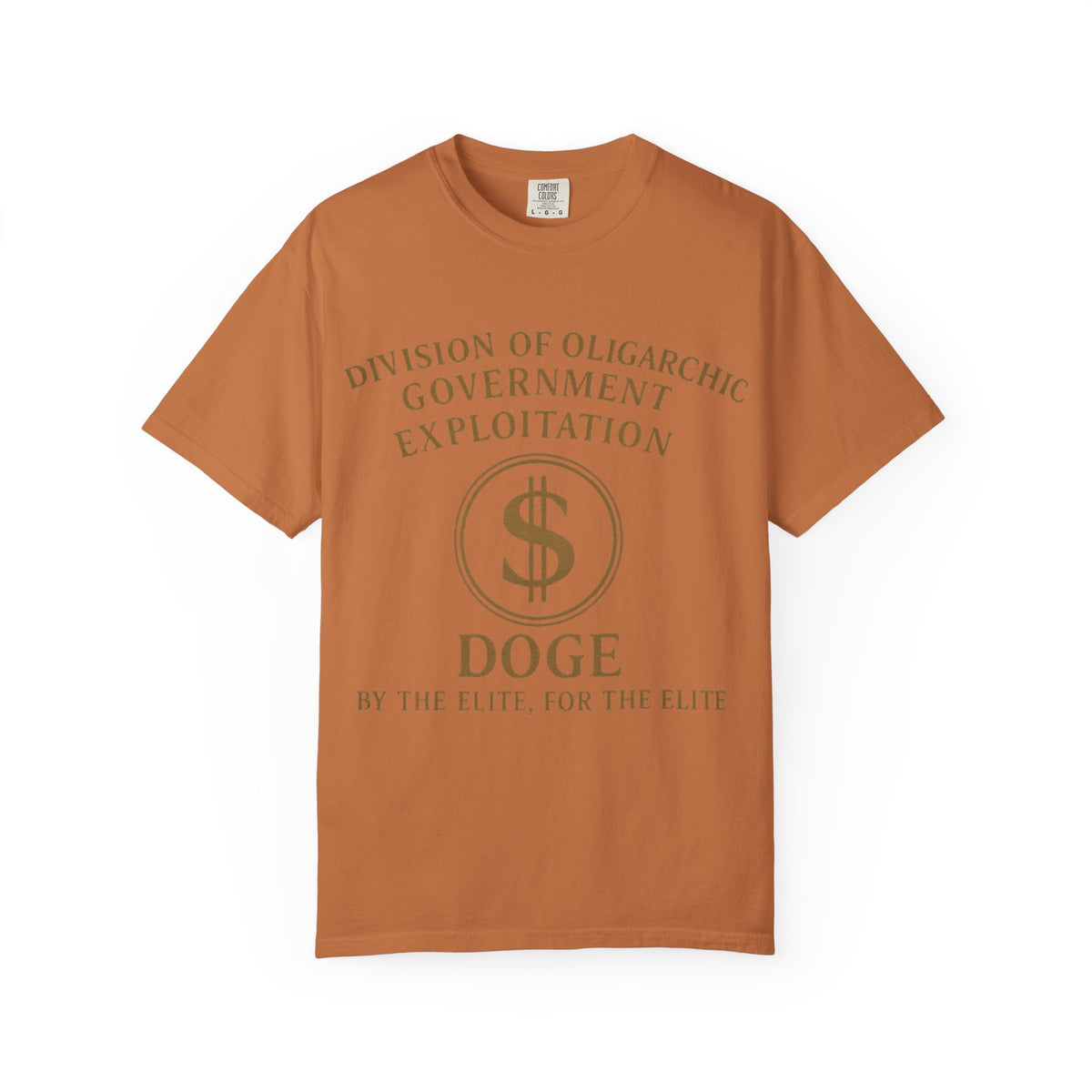 Color: Yam | DOGE—By the Elite, For the Elite Unisex Garment-Dyed T-shirt