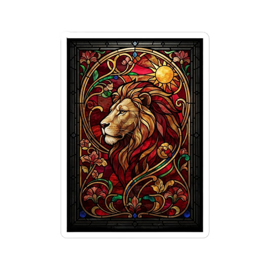 "Stained Glass Sign LEO" Sticker — Main