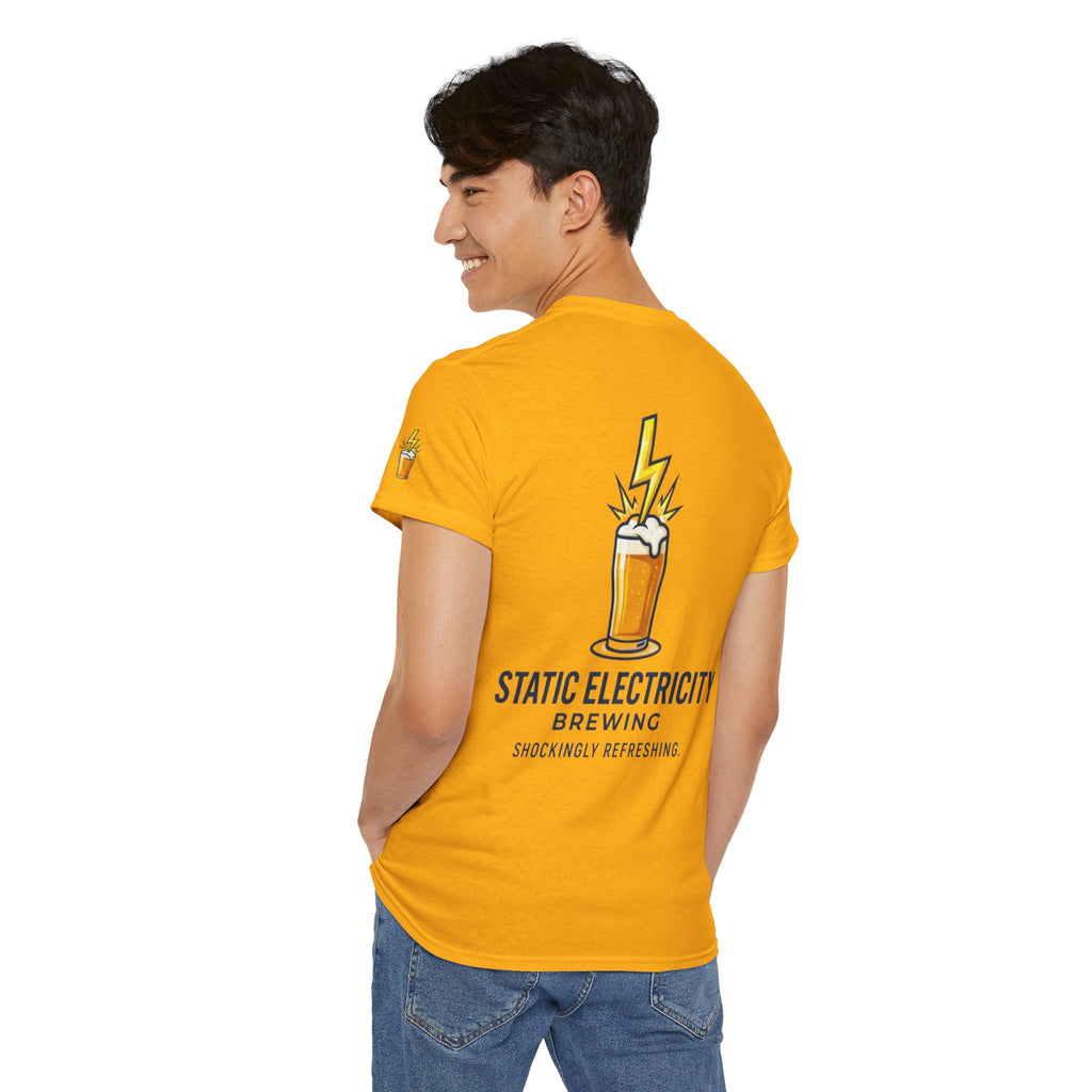 "Static Electricity Brewing" Premium Graphic Tee