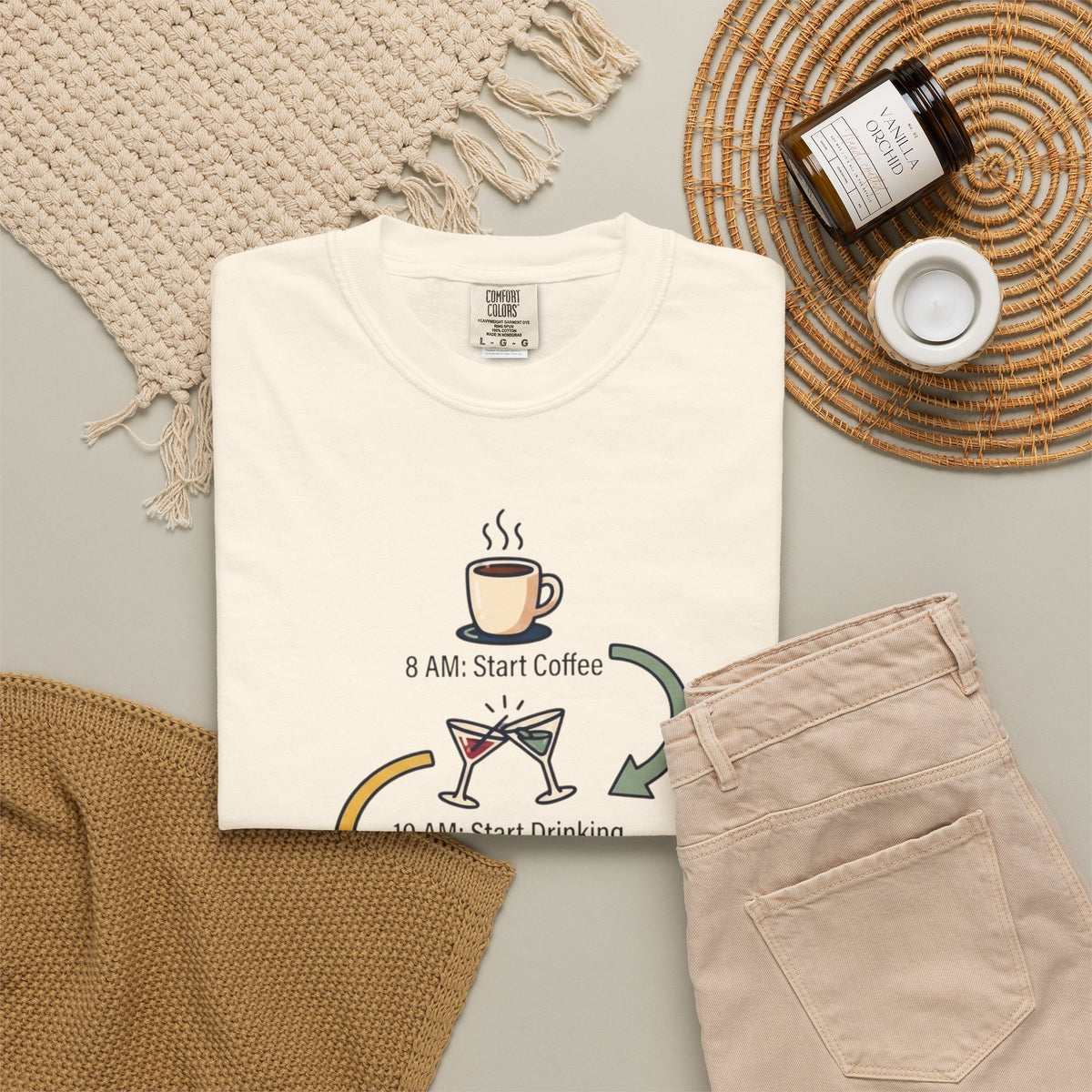 Thanksgiving Regrets Unisex Garment-Dyed Tee