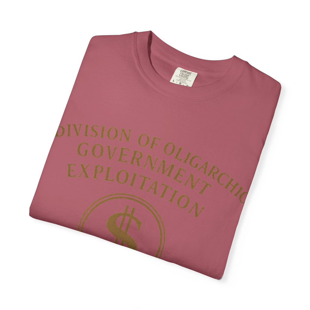 "DOGE—By the Elite, For the Elite" Unisex Garment-Dyed T-shirt