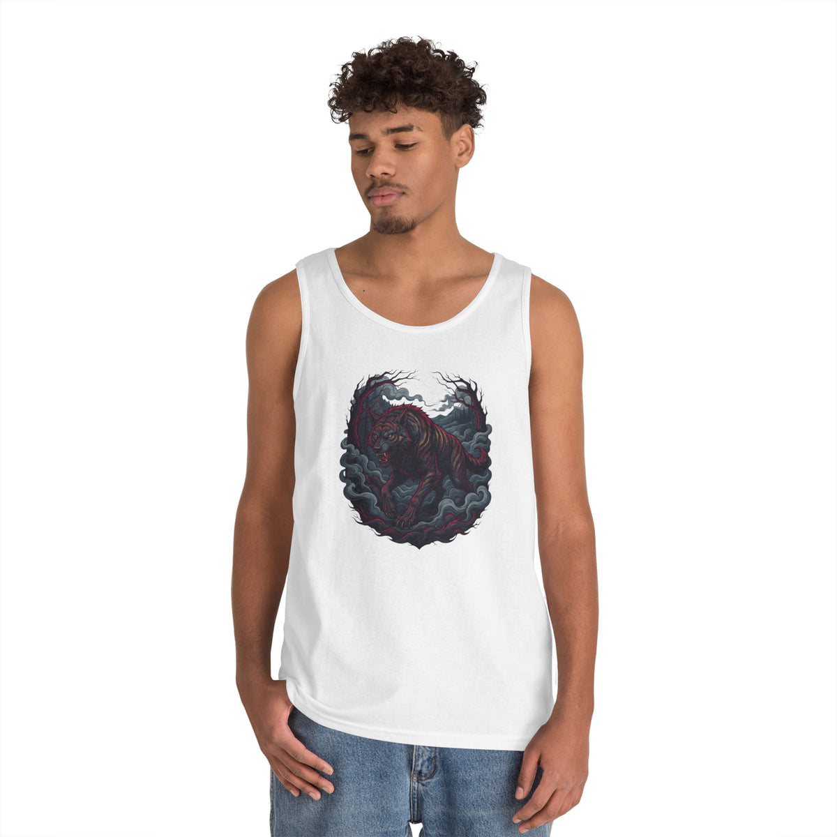 Color: White | The Beast of Gévaudan (France) Tank Top