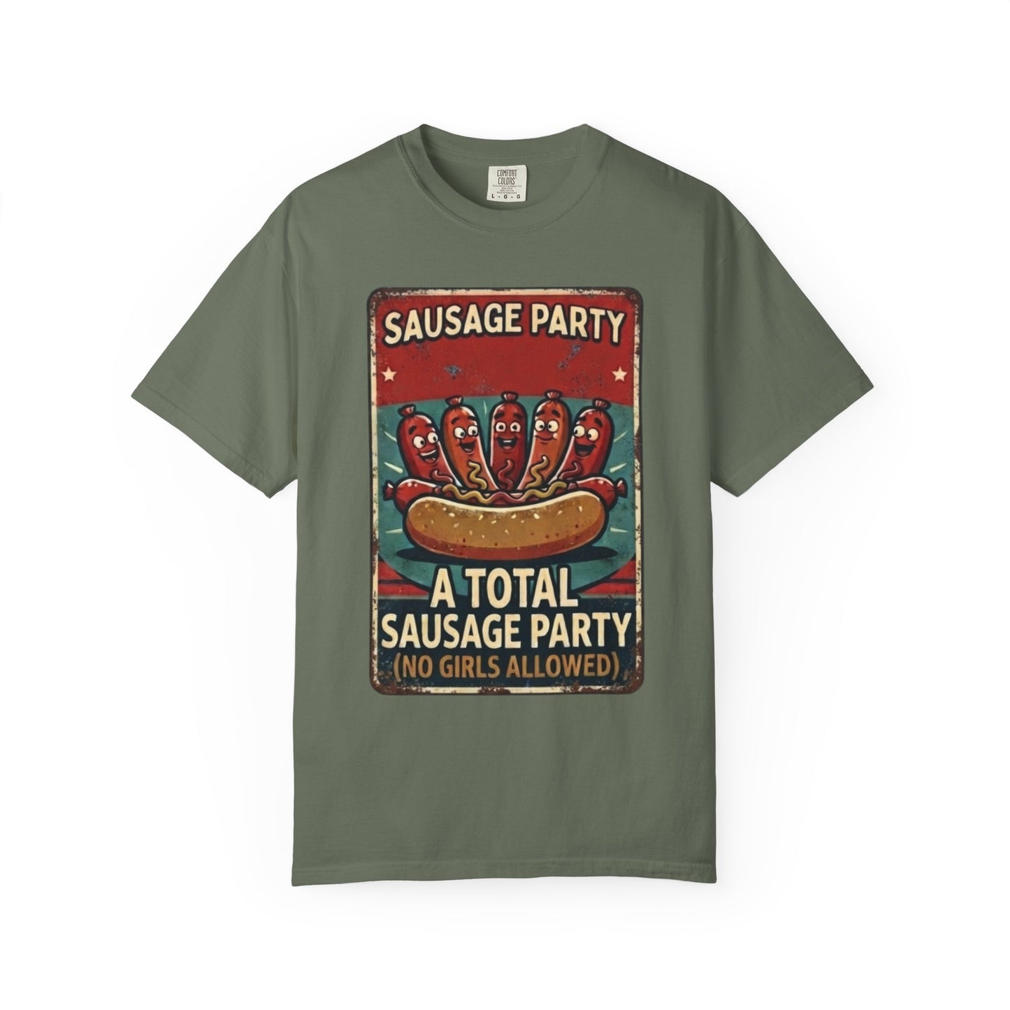 "Sausage Party" Unisex Garment-Dyed Tee