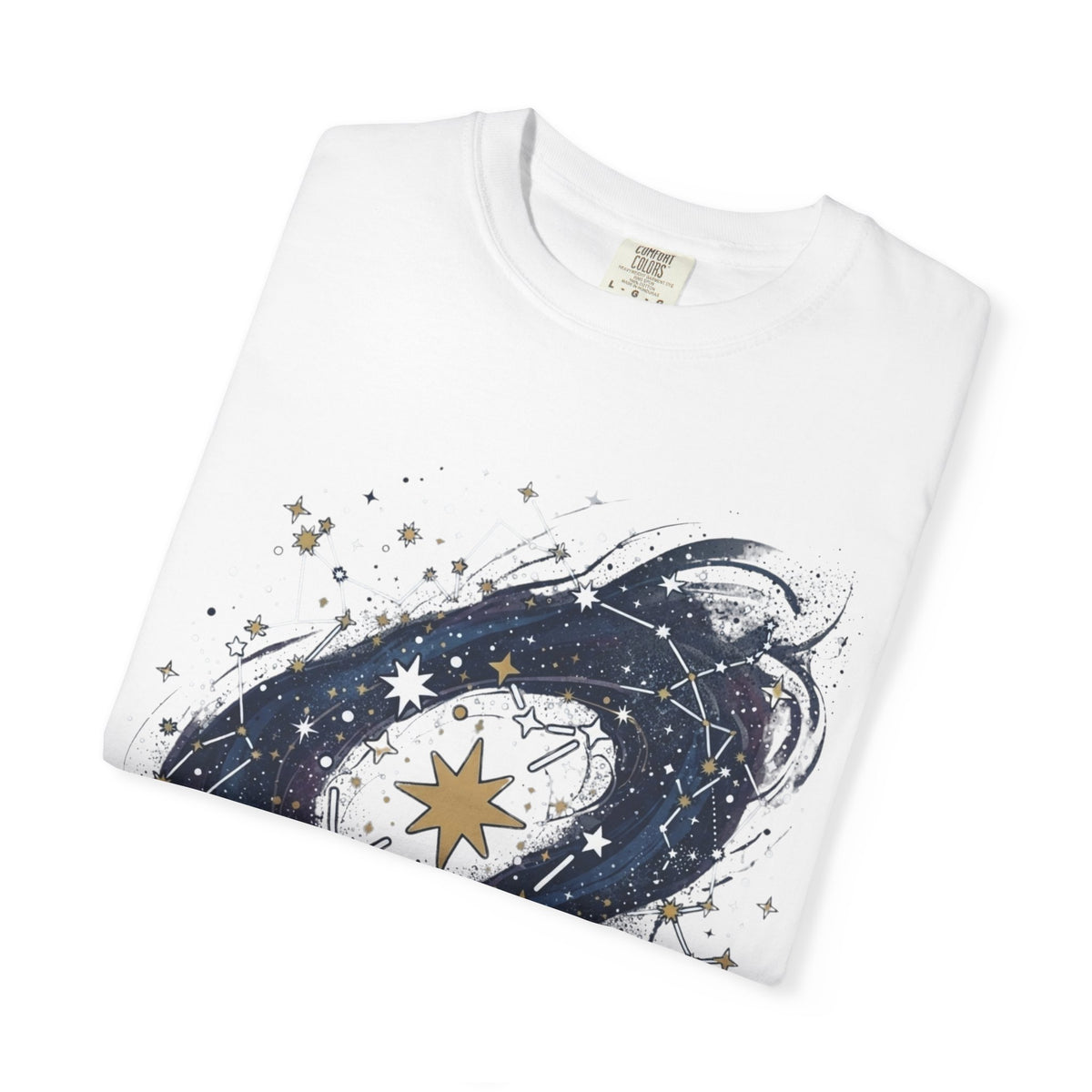 "Constellation Map (Dark Sky)" Unisex Garment-Dyed Tee