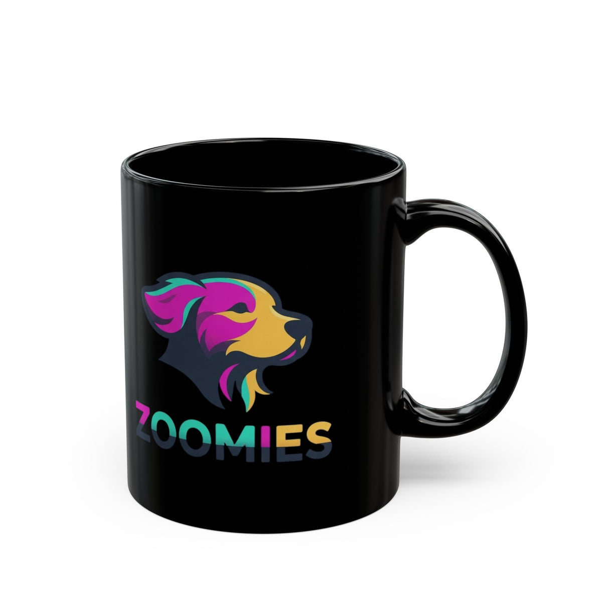 "Professional Zoomie Expert" Black Ceramic Mug — Graphic