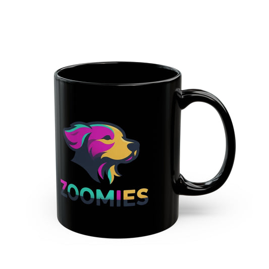 "Professional Zoomie Expert" Black Ceramic Mug — Graphic