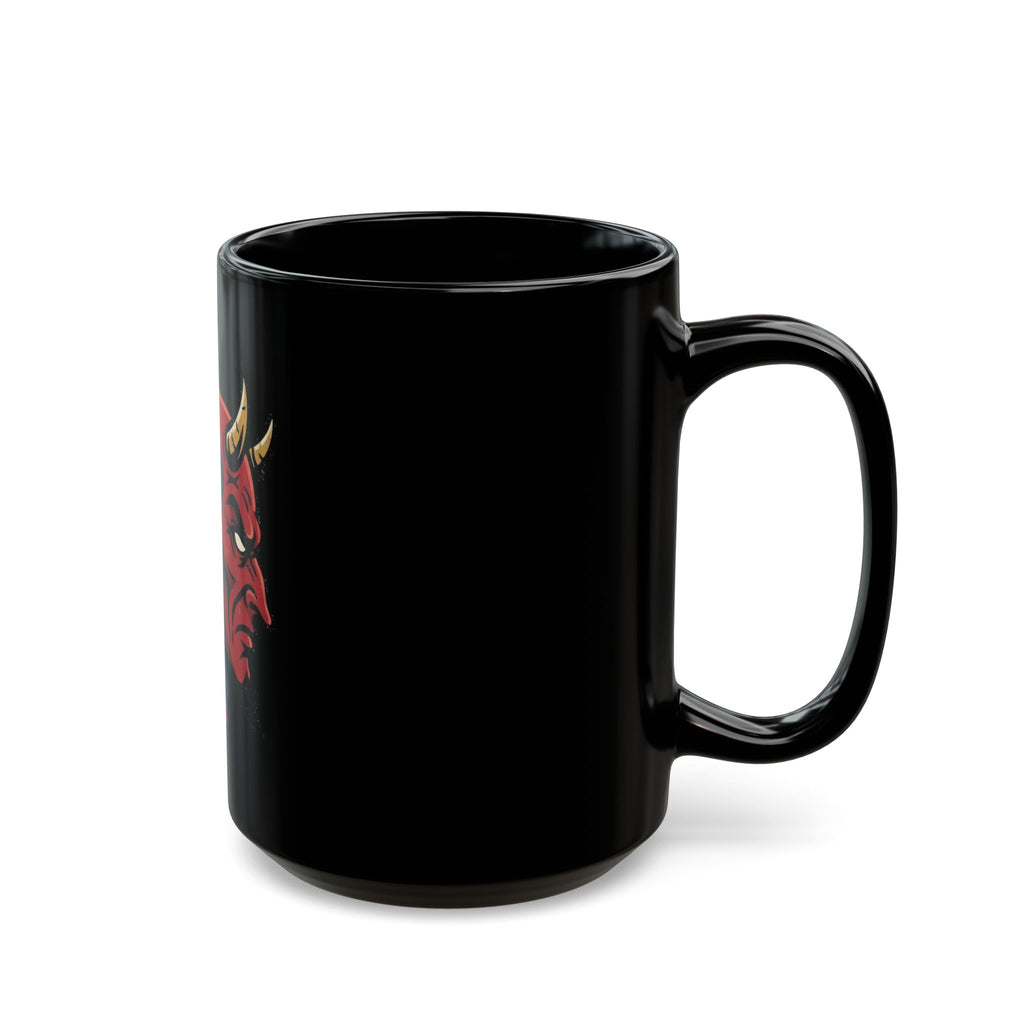 "Paradox" Black Ceramic Mug — Graphic