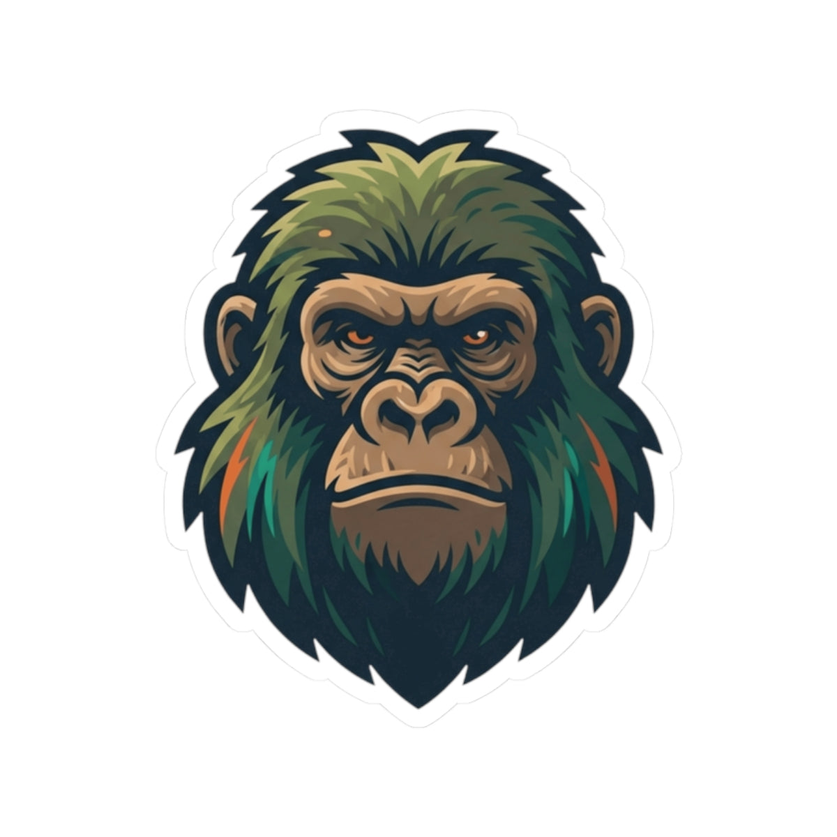 "The Bukit Timah Monkey Man (Singapore)" Sticker