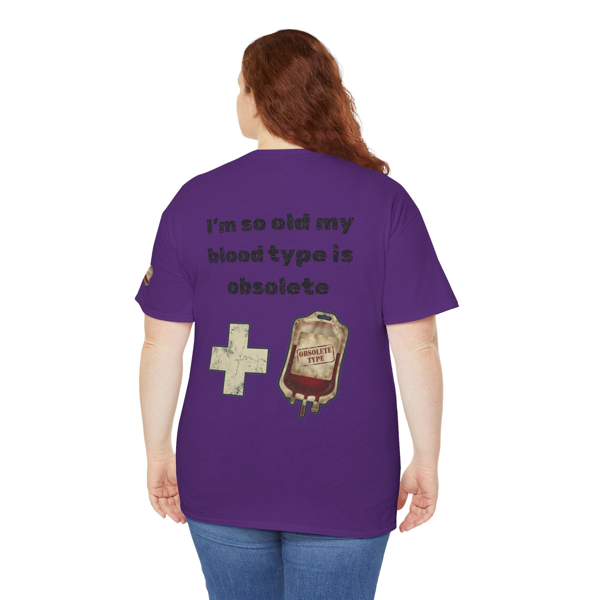 Color: Purple | Blood Type Premium Graphic Tee