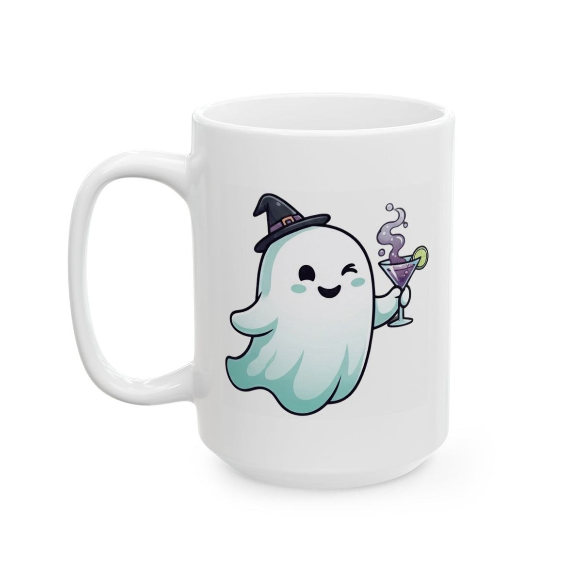 "I'm Here For The Boos" White Ceramic Mug — Graphic
