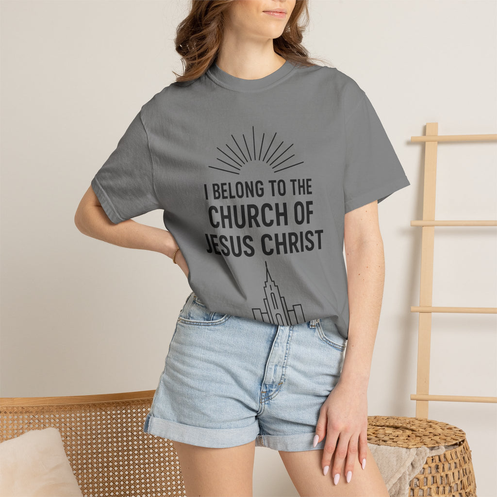 "I Belong" Unisex Garment-Dyed T-shirt