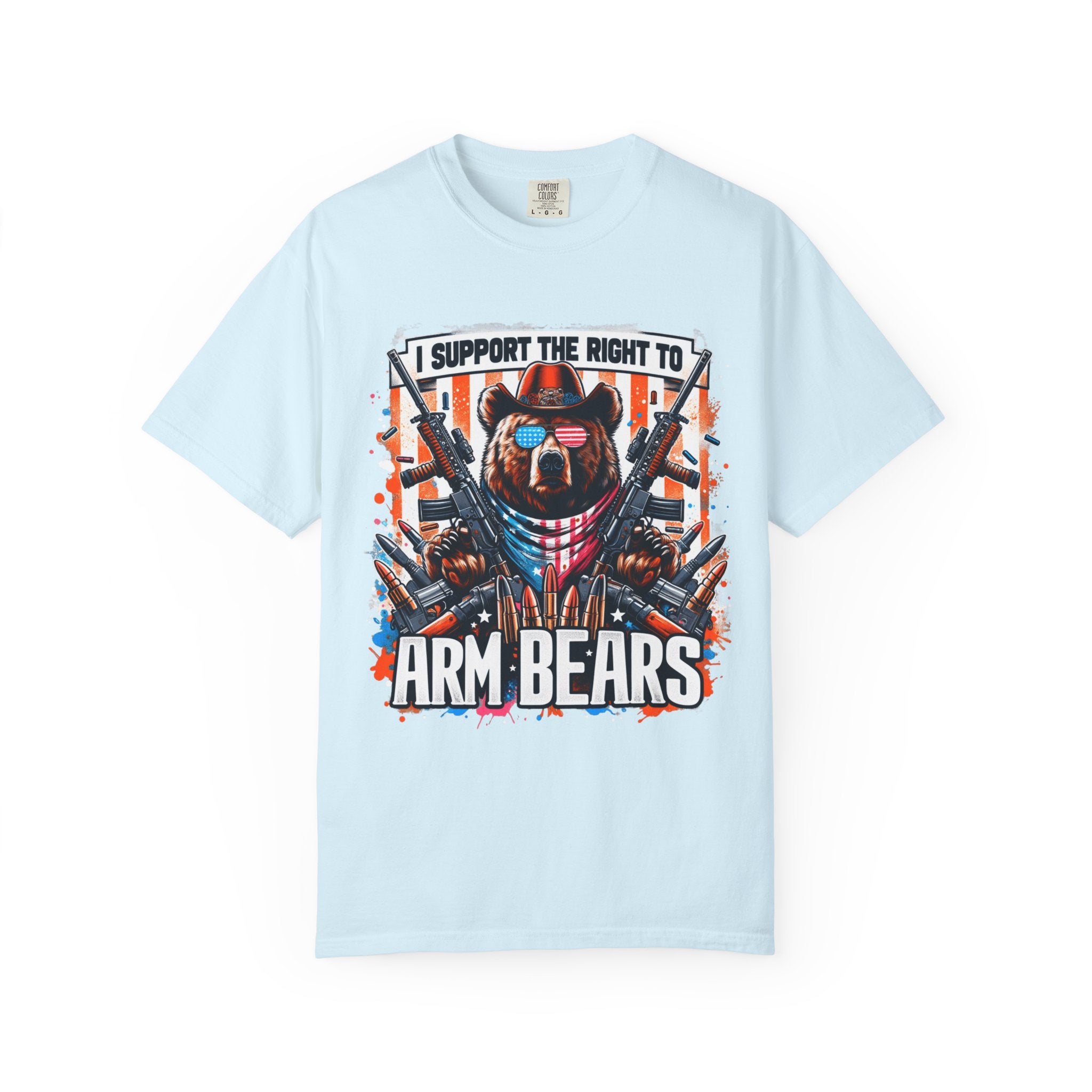 "Right to Arm Bears" Unisex Garment-Dyed T-shirt