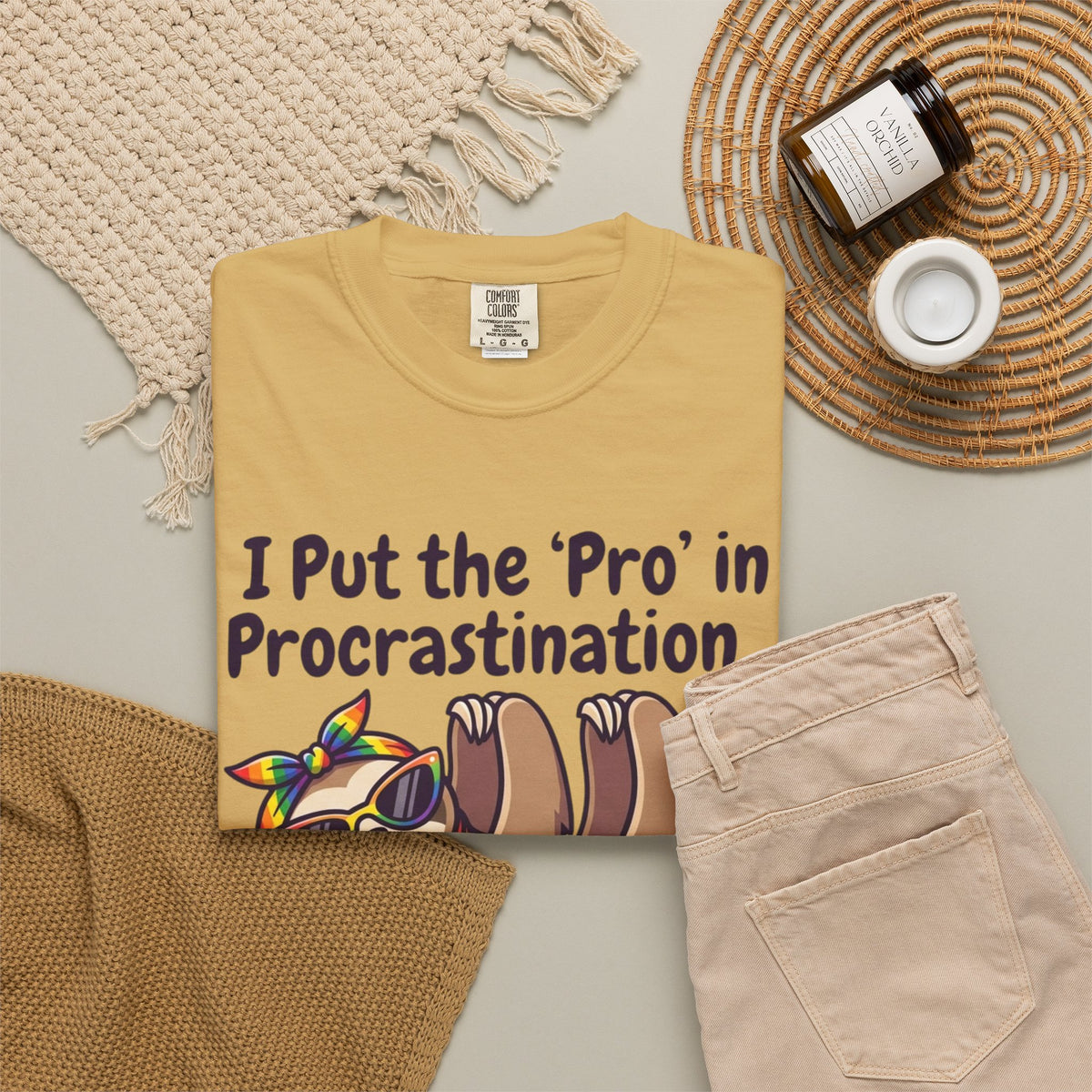 Pro in Problematic Flirting Unisex Garment-Dyed Tee