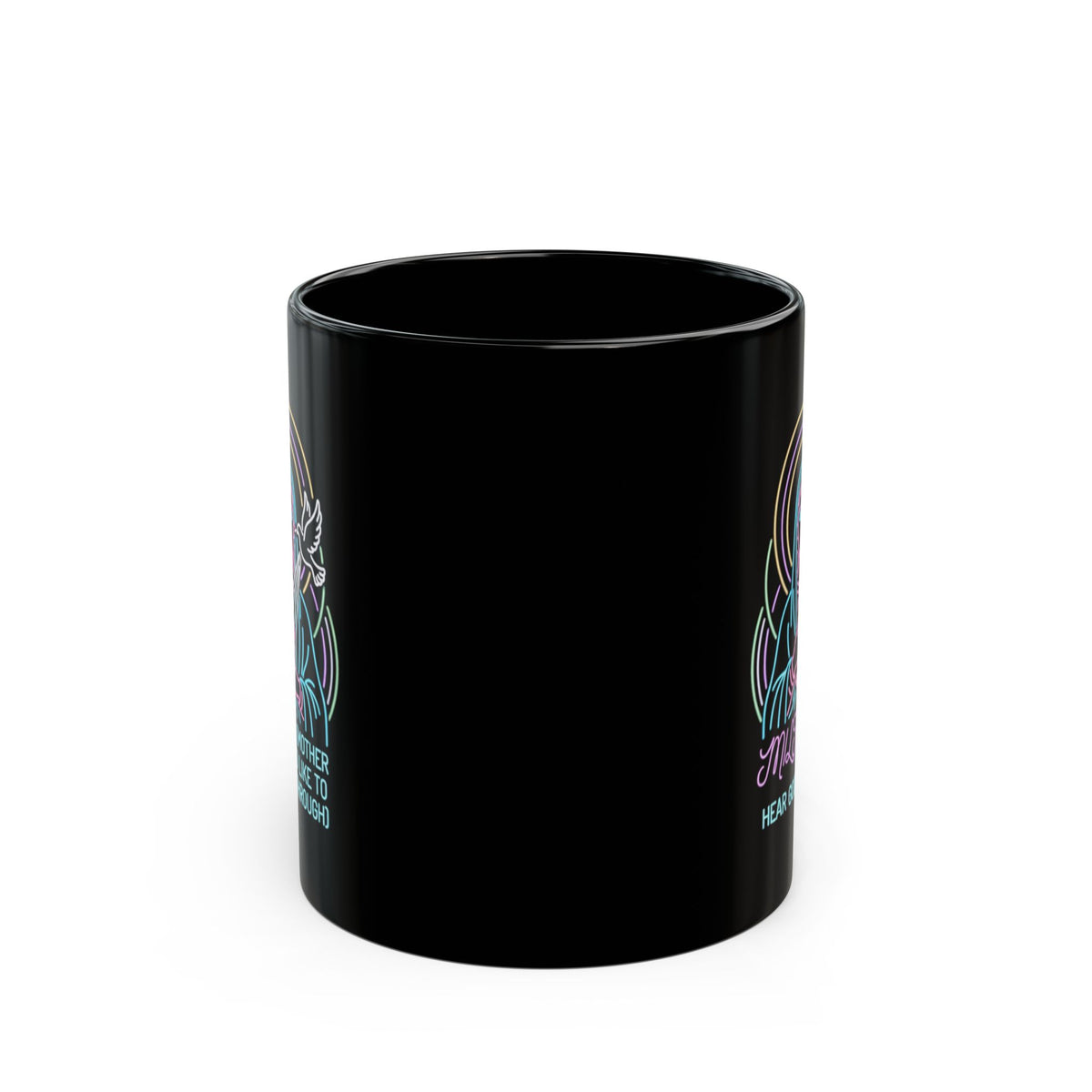 "Good Book Series MILF" Black Ceramic Mug