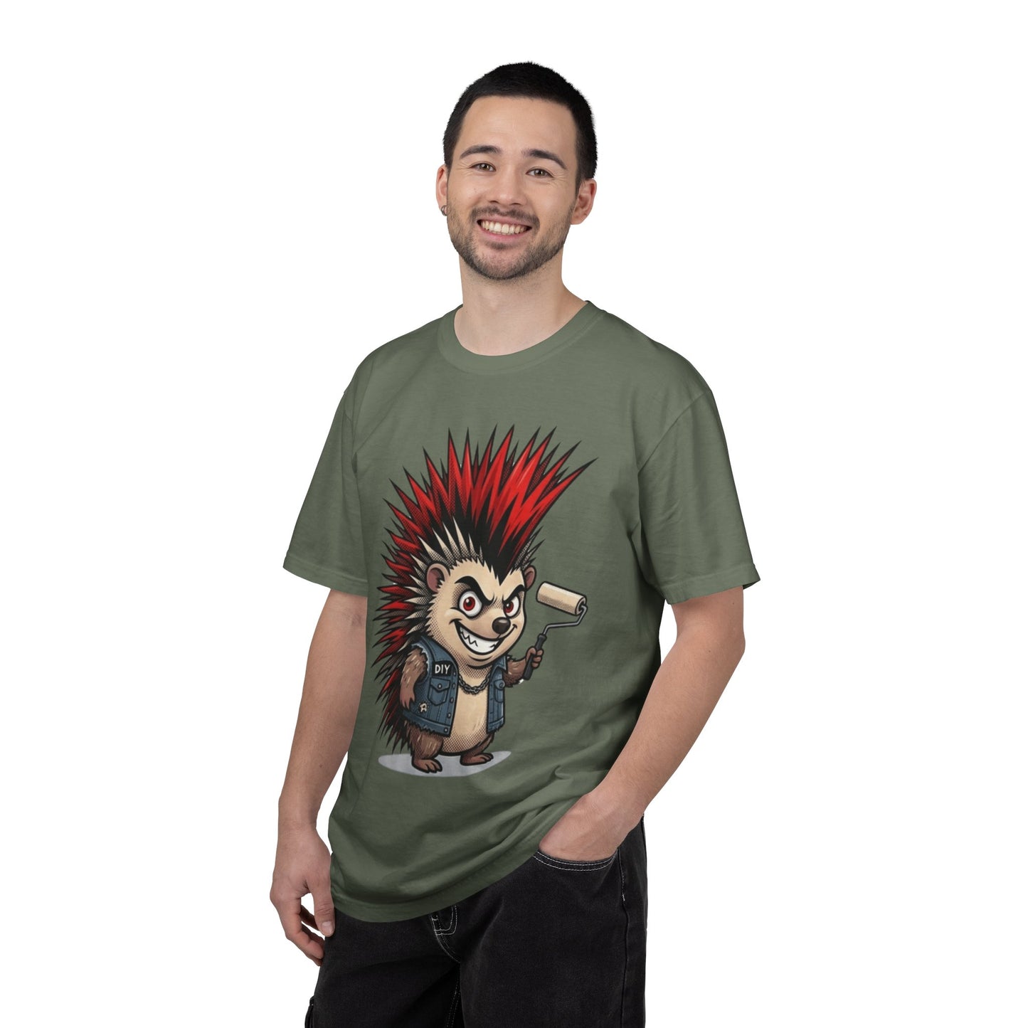 "Punkupine" Unisex Garment-Dyed Tee