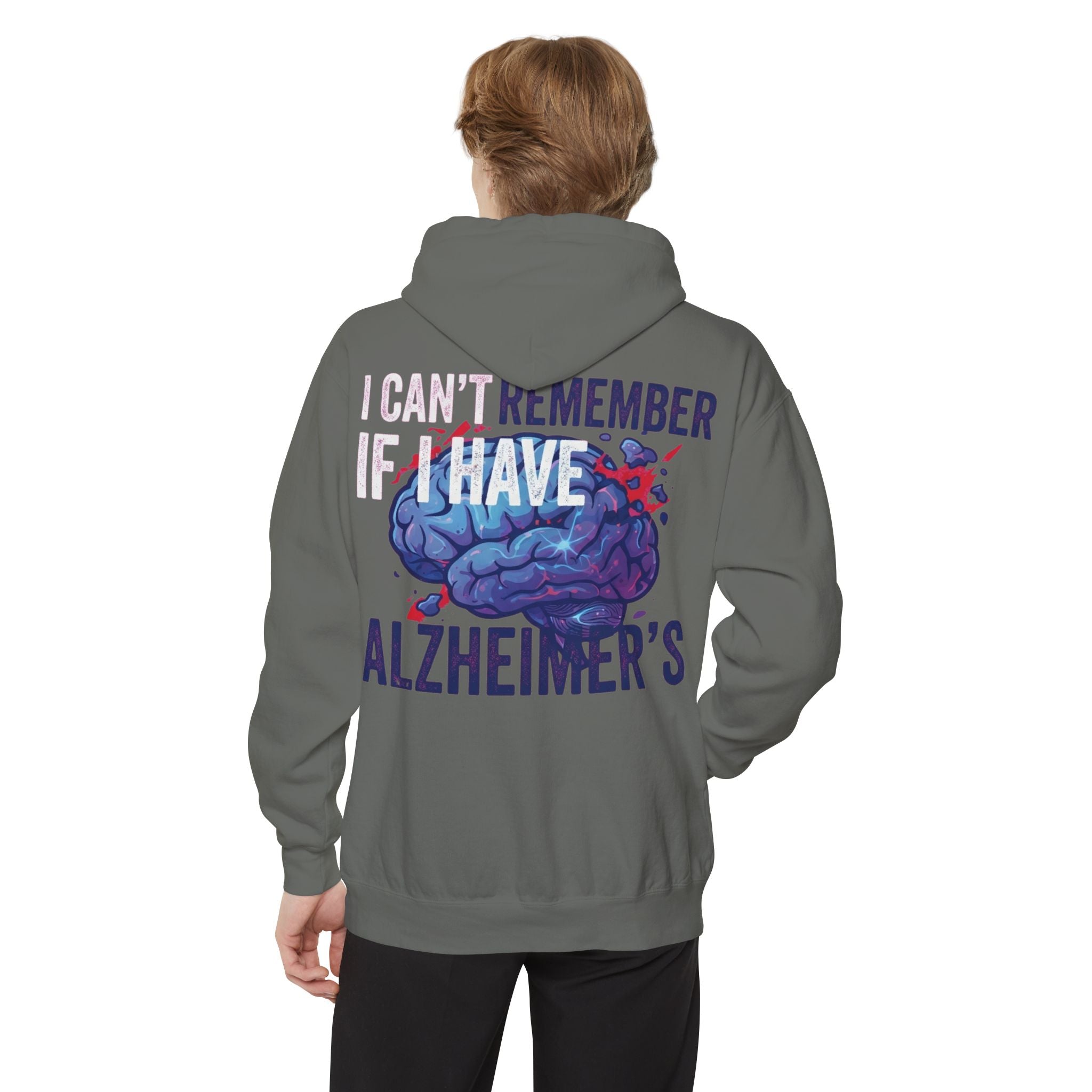 "I Can't Remember" Garment-Dyed Hoodie