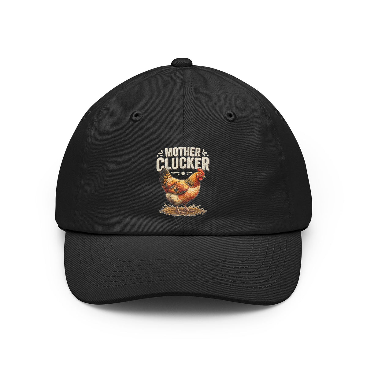 Color: Black | Mother Clucker Dad Hat
