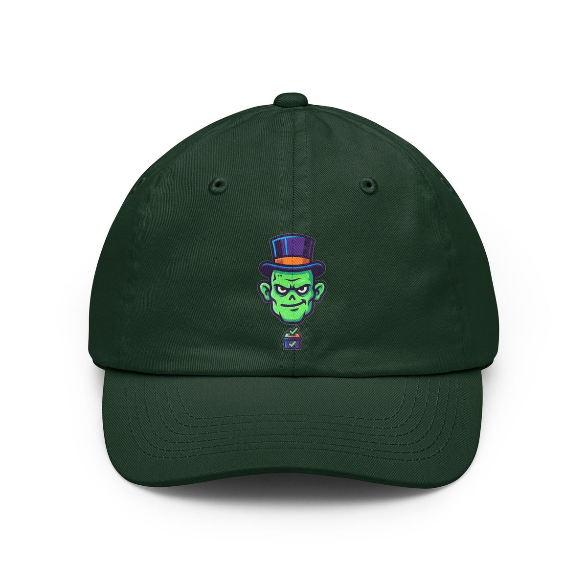 Color: Forest Green | Spooky-Fy Politics Dad Hat