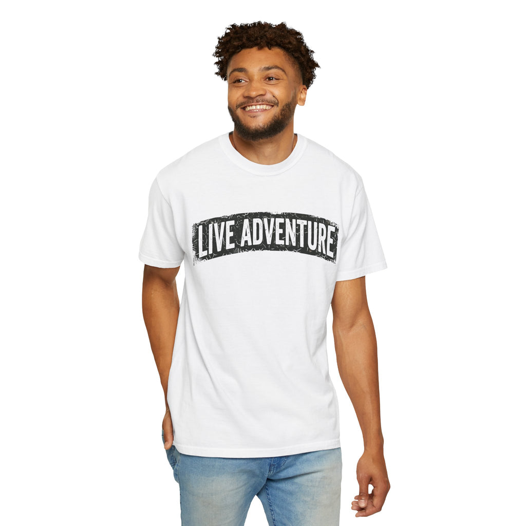 "Live Adventure" Unisex Garment-Dyed Tee