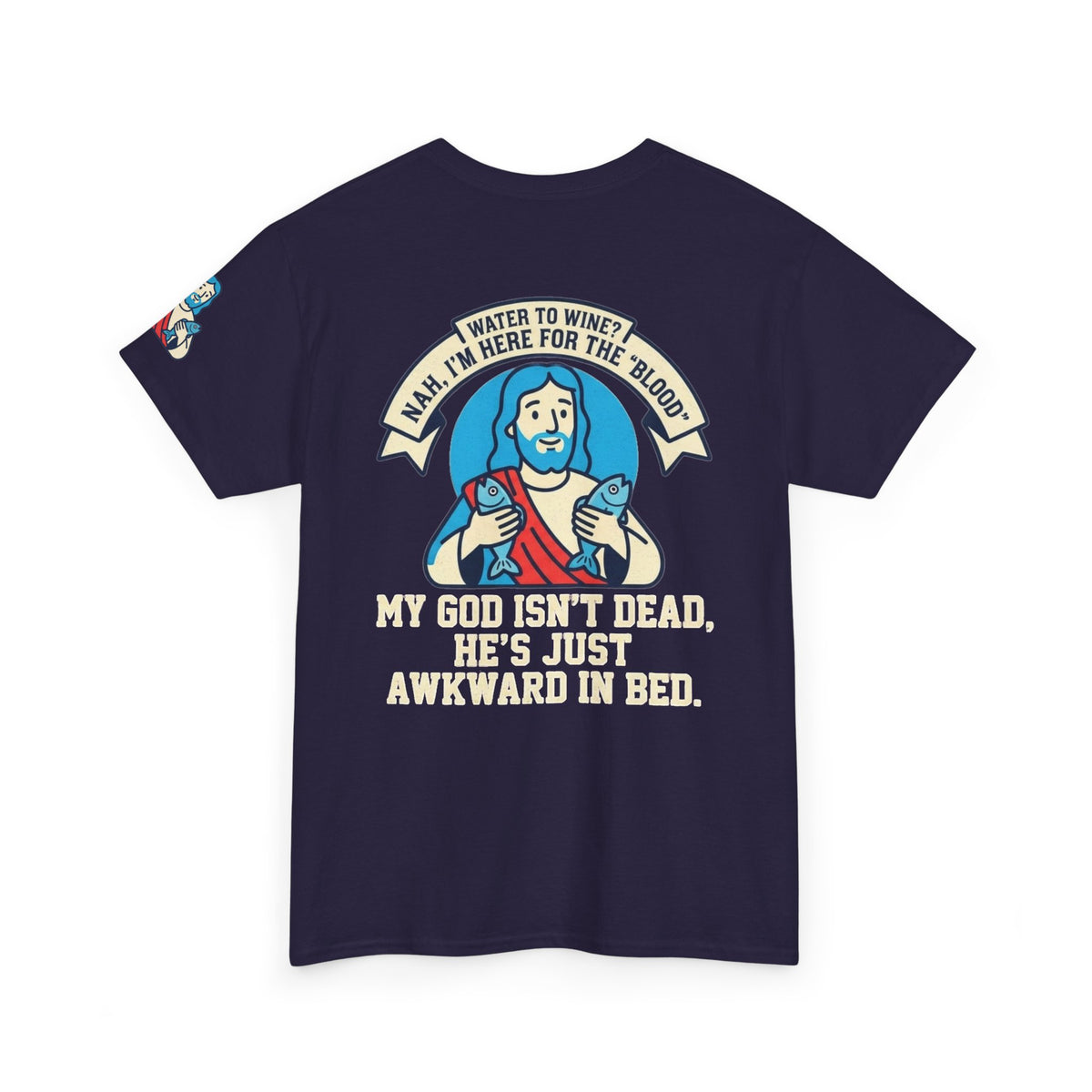 "Good Book Series Not Dead Awkward In Bed" Premium Graphic Tee