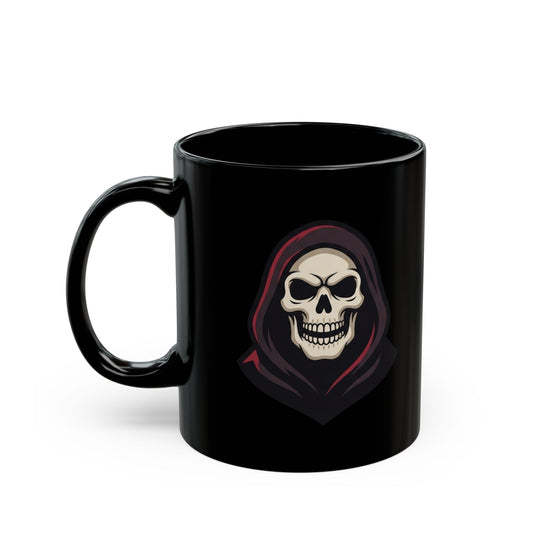 "Autumn Death" Black Ceramic Mug — Graphic