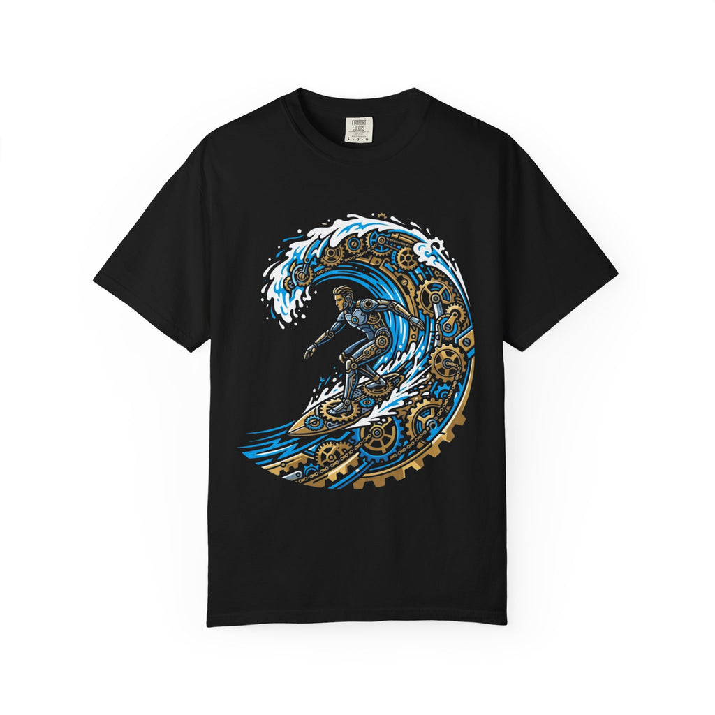"Time Surfer" Unisex Garment-Dyed Tee