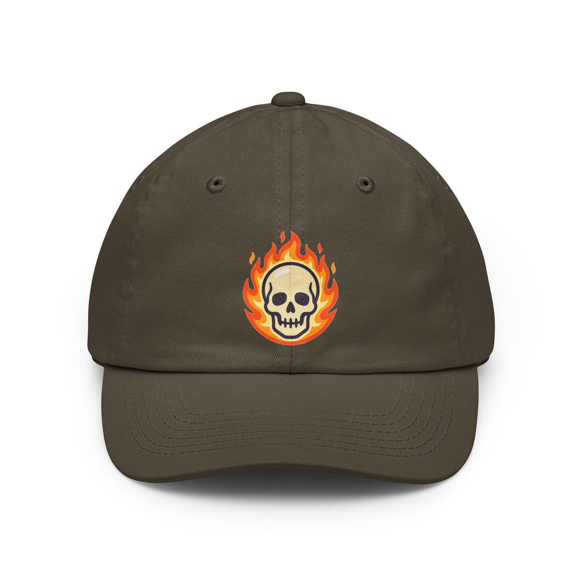 Color: Olive | Hellfire Dad Hat — Graphic