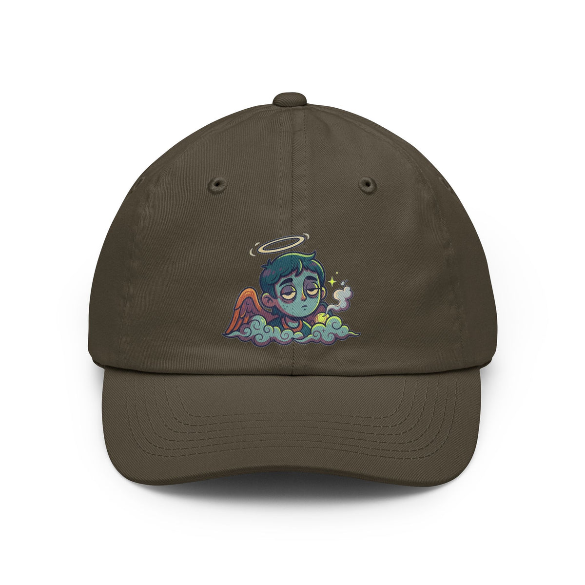 Color: Olive | Hark The Herald Angels Dad Hat — Graphic
