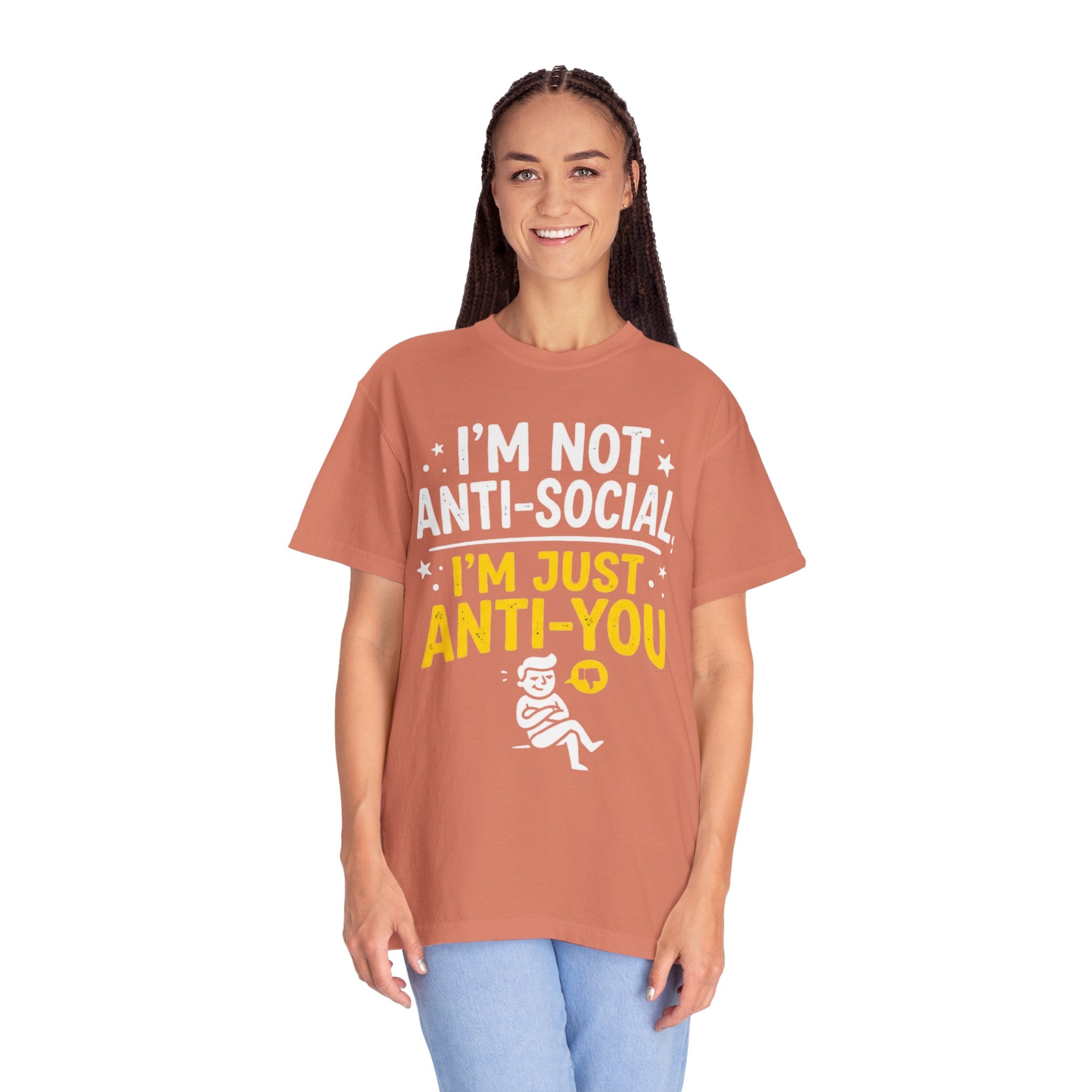 "Anti You" Unisex Garment-Dyed Tee
