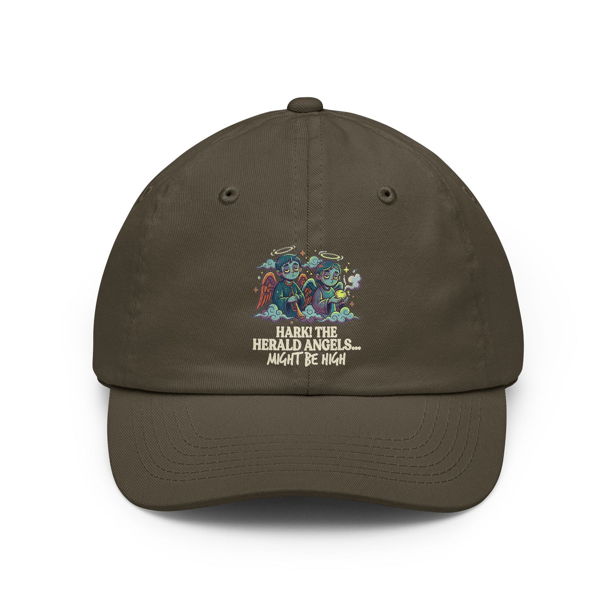 Color: Olive | Hark The Herald Angels Dad Hat