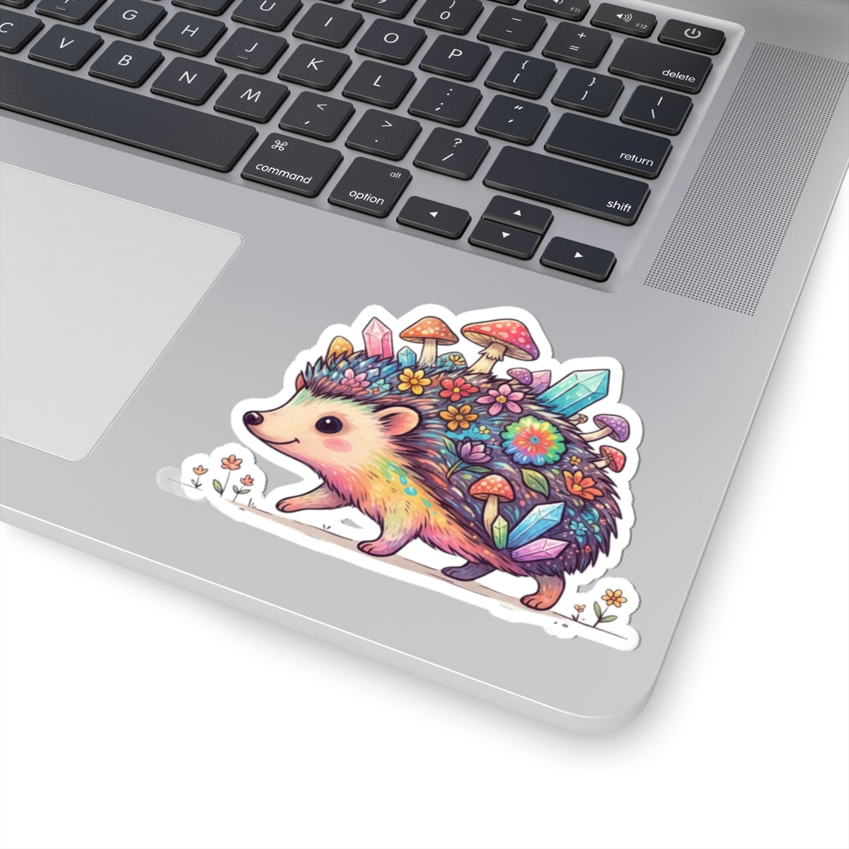 "Hippy Hedgehog" Sticker — Main