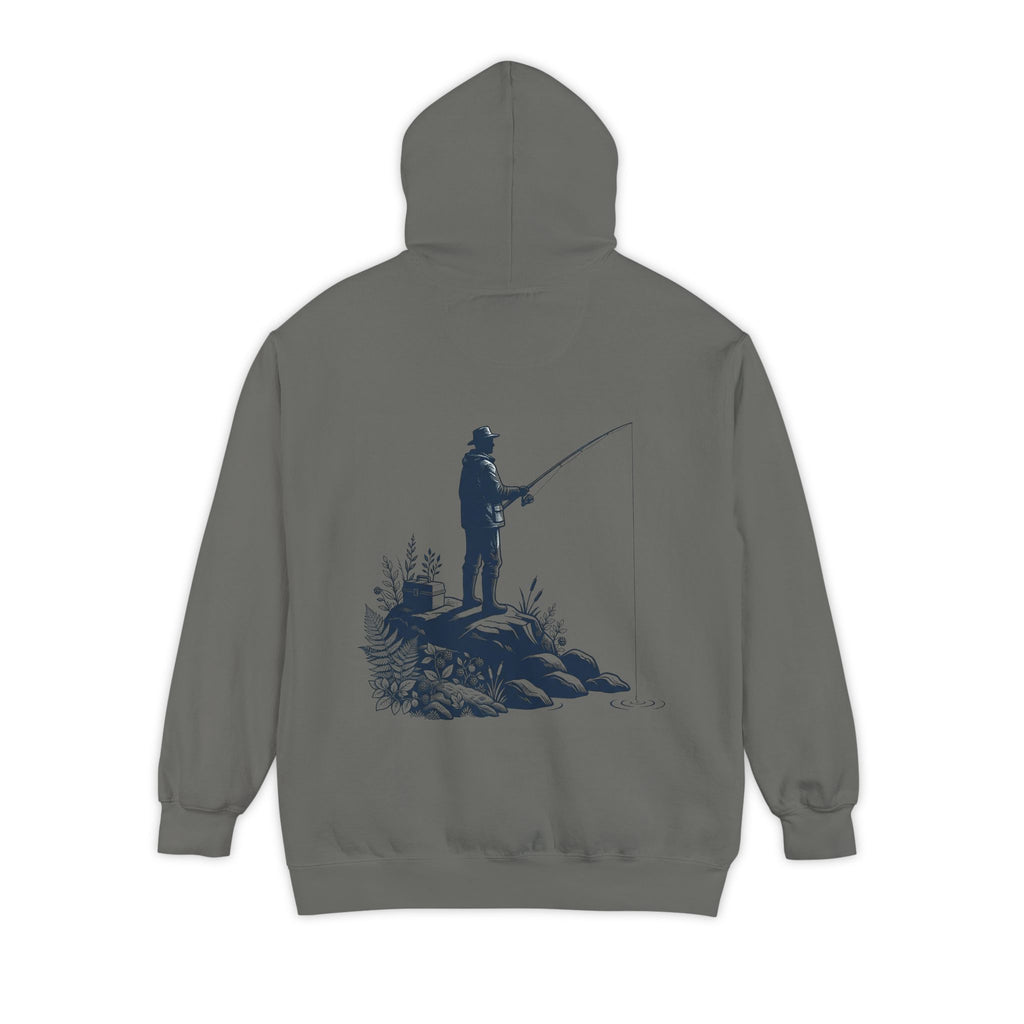 "Fishing" Garment-Dyed Hoodie