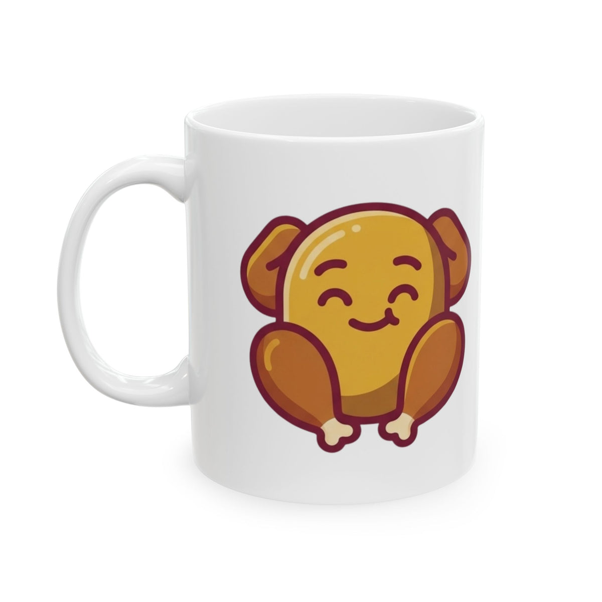 "This Turikey Or Your Opinion" White Ceramic Mug — Graphic