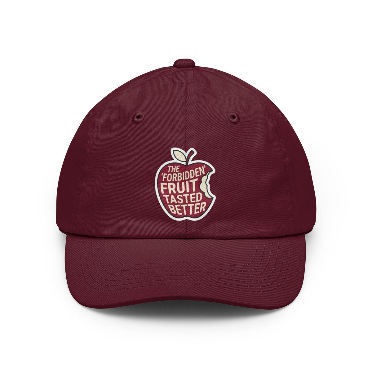 Color: Maroon | Good Book Series Forbidden Fruit Tasted Better Dad Hat