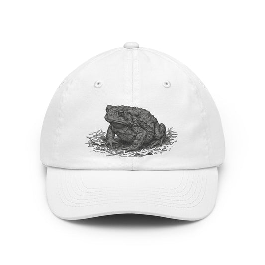Color: White | Pencil Sketch Art Toad Dad Hat